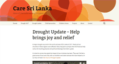 Desktop Screenshot of care-srilanka.org